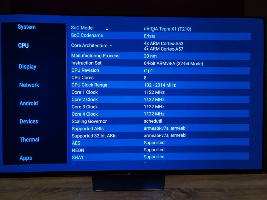 Is the tubular Nvidia Shield TV 2019 32-bit or 64-bit? Can 64-bit apps run on it? 2 Nvidia Shield 2019 32-bit