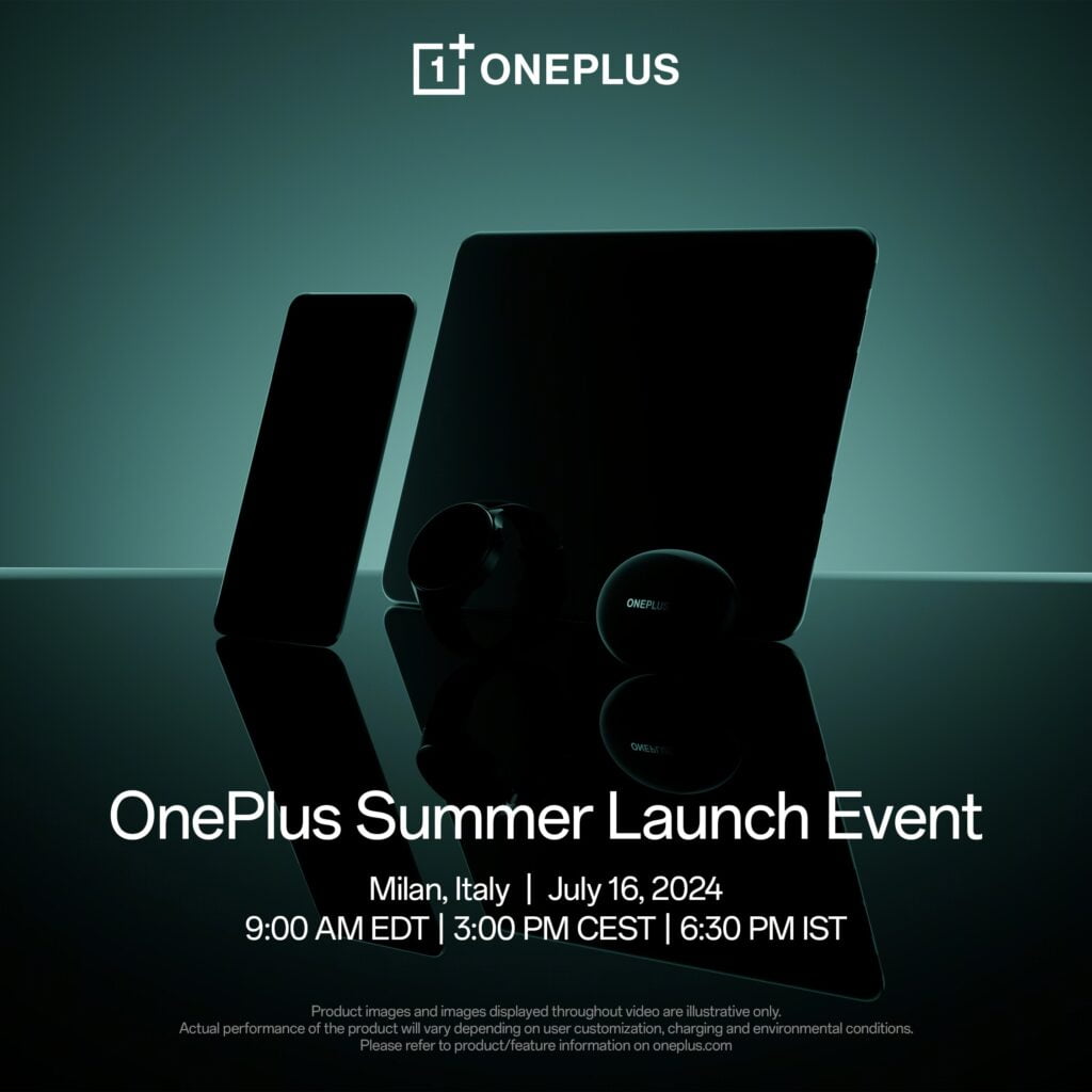 OnePlus Unveils Summer Launch Event Lineup for OnePlus Nord 4, Pad 2, Nord Buds 3 Pro, and Watch 2R on 16th of July 3 OnePlus Summer Launch 2024 1024x1024 1