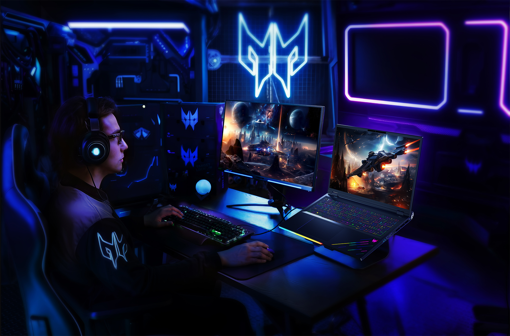 Acer Unveils Next-Generation Gaming Laptops and Monitor at CES 2025 2 PREDATOR HELIOS 18 AI Lifestyle 01