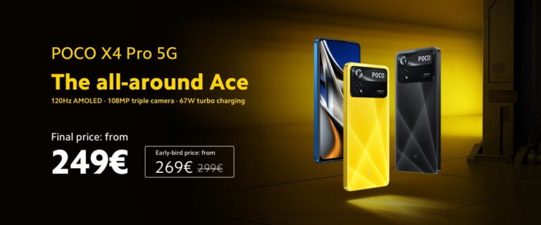Poco X4 Pro 5G announced from €299/£250 with a €50/£40 early bird discount 6 Poco X4 Pro 5G announced from €299/£250 with a €50/£40 early bird discount