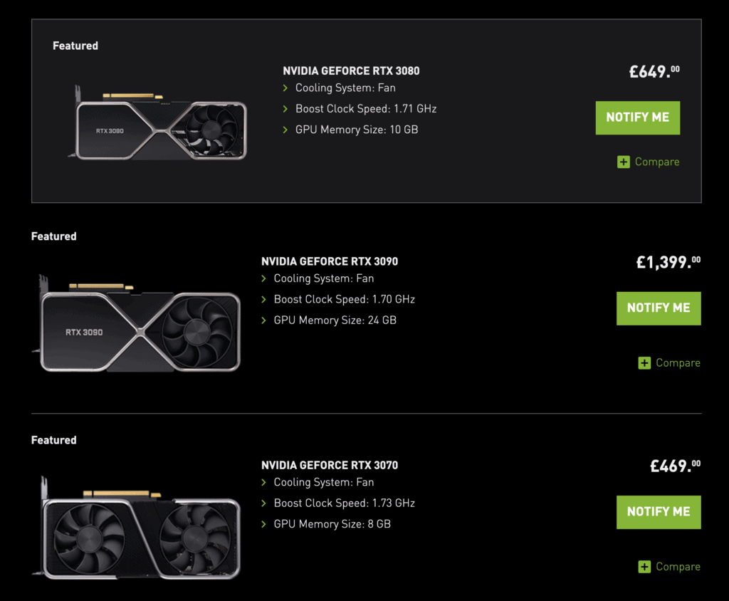 Cheap Nvidia GeForce RTX 2080 Ti Cards get listed on eBay with RTX 3080 & RTX 3070 upgrade hype 2 RTX3080 pricing 1024x844 1