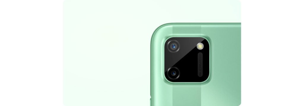 Realme C11 Launched - Cortex A53 based 12nm MediaTek Helio G35 scores 100k+ in Antutu. Phone costs just £82 for 2GB/32GB (in Malaysia) 4 Realme C11 Camera 1024x360 1