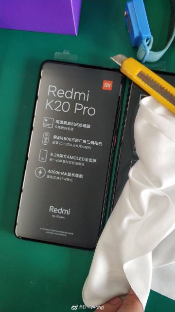 Xiaomi Redmi K20 Pro Images & Key Specification Leaked Ahead of Launch 5 Redmi K20 Pro 1