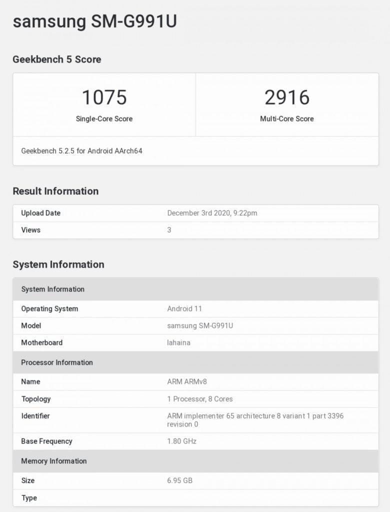 Samsung Galaxy S21 Benchmarks 780x1024 1