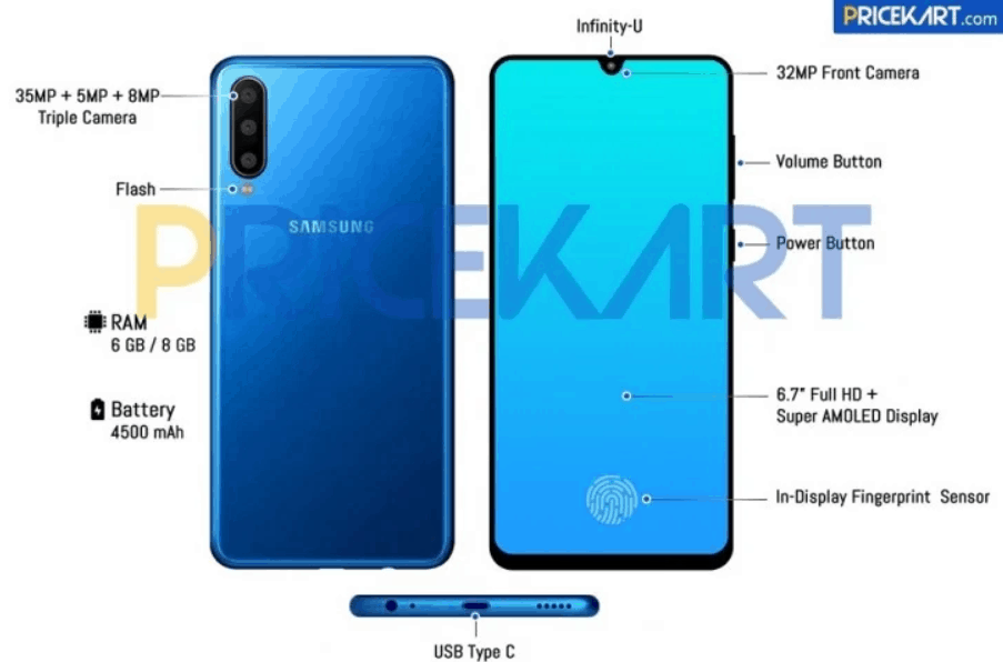 Samsung Galaxy A60 Specifications Leaked: Snapdragon 675, 4,000 mAh Battery 2 SamsungA60