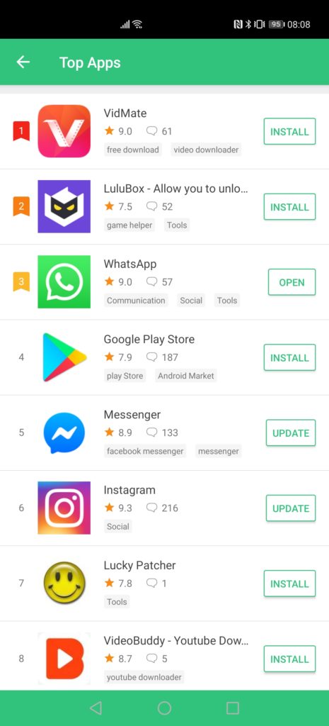 Huawei P40 Pro Google Mobile Services & Apps Guide – What works and what doesn't. 21 Screenshot 20200405 080826 com.apkpure.aegon 465x1024 1