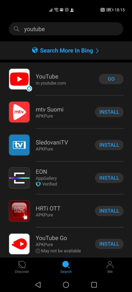 Huawei P40 Pro Google Mobile Services & Apps Guide – What works and what doesn't. 6 Screenshot 20200603 181505 com.huawei.hwsearch 465x1024 1