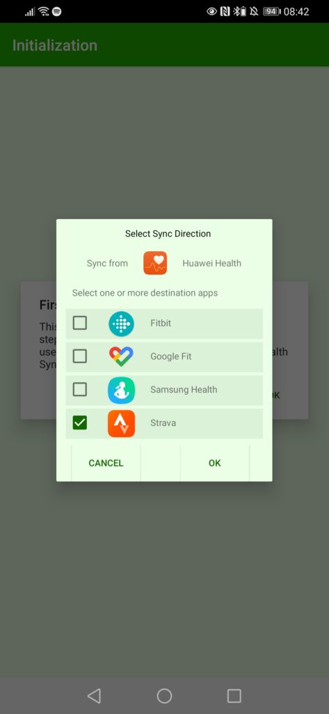 How to sync your activities from Huawei Health to Strava – For Huawei Watch GT series, Honor Watch and Honor / Huawei band 7 Screenshot 20210428 084222 nl.appyhapps.healthsync 473x1024 1