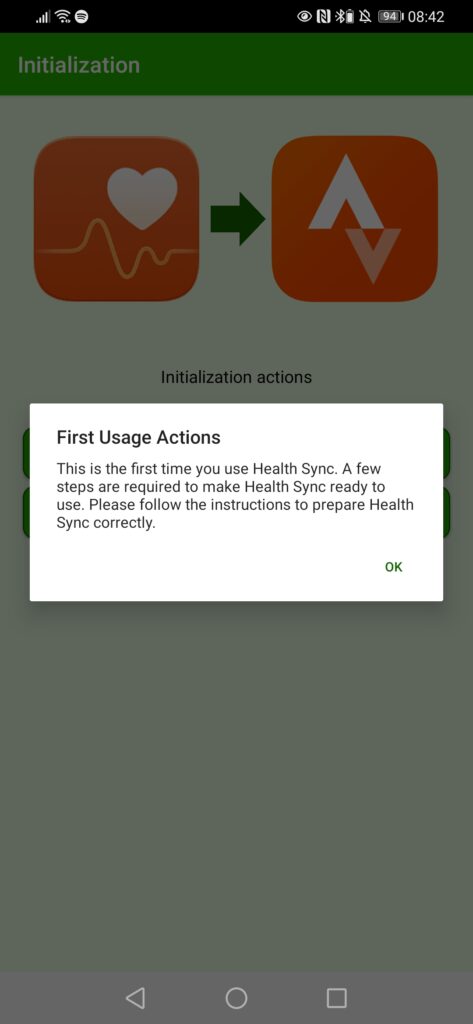How to sync your activities from Huawei Health to Strava – For Huawei Watch GT series, Honor Watch and Honor / Huawei band 6 Screenshot 20210428 084228 nl.appyhapps.healthsync 473x1024 1