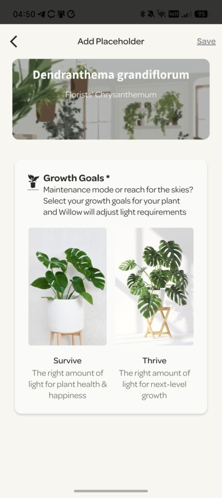 Willow Smart Plant Sensor Review - Interactive Plant Monitor 11 Screenshot 20260729 045032 com willow app MainActivity