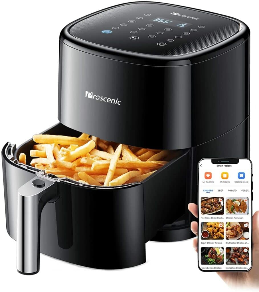 Proscenic Sping Deals: M8 PRO Self-Emptying Robot Vacuum Cleaner for £375, P11 Cordless Vacuum for £127 6 Smart air fryer 908x1024 1