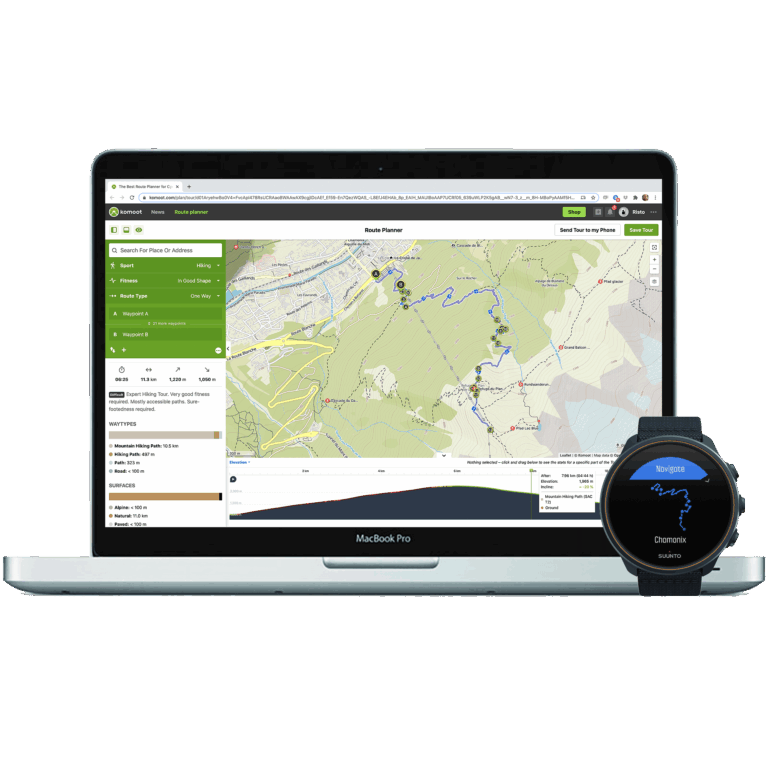 Suunto 7 & 9 now come in a titanium trim. Suunto 5/7/9 all get turn by turn navigation via Komoot