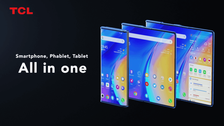 TCL Fold 'n Roll concept demoed, providing 6.87”, 8.85”, 10” display sizes with adjustable aspect ratio & a promise of a simple foldable in 2021 3 TCL Fold ‘n Roll concept demoed, providing 6.87”, 8.85”, 10” display sizes with adjustable aspect ratio & a promise of a simple foldable in 2021