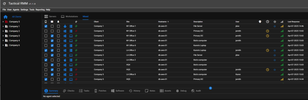 Open-Source MSP Tech Stack – RMM / PSA / ITSM / Remote Access Tools for Startup MSPs 2 Tectical RMM 1024x334 1