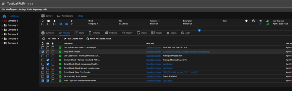 Open-Source MSP Tech Stack – RMM / PSA / ITSM / Remote Access Tools for Startup MSPs 3 Tectical RMM2 1024x322 1