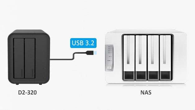 TerraMaster D320 USB DAS 4