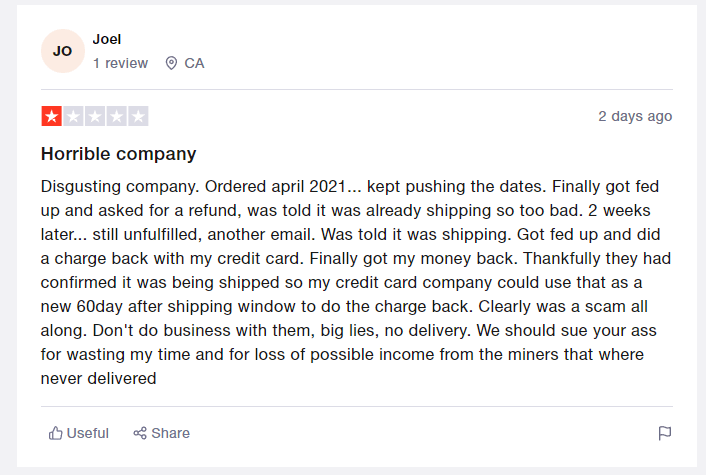 Pi Supply / Nebra Helium Hotspot Refund Nightmare 6 Trustpilot