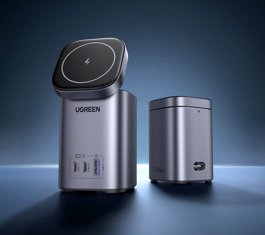 Ugreen Launches Nexode 100W GaN Charging Station with MagSafe for £180 (£130 with Voucher) 3 UGREEN Nexode 100W USB C Charger