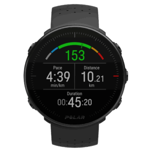 Vantage M front black running HR153