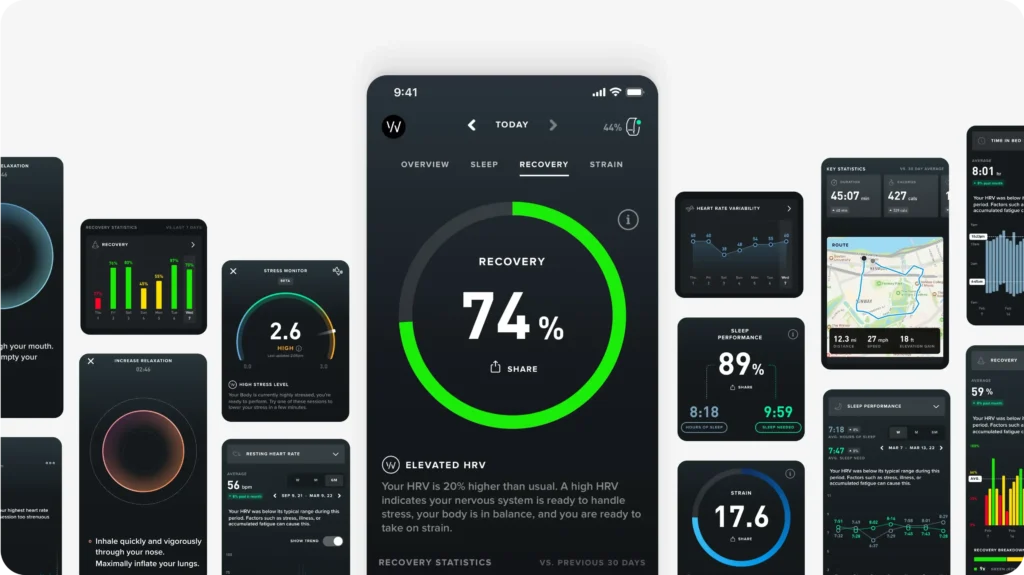 Whoop 5.0: Release Date Rumours, Expected Features, and User Wishlist 2 Whoop app 1024x575 1