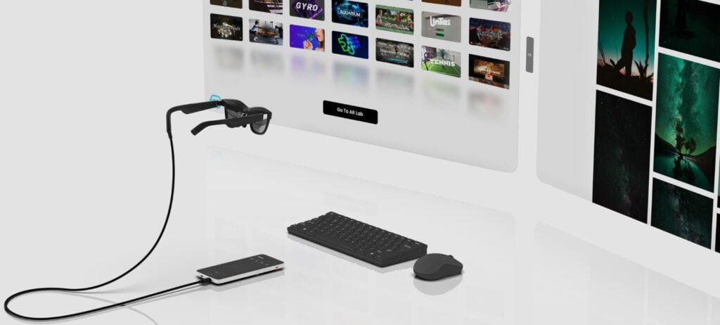 XREAL Launches Beam Pro Mobile Device at AWE 2024 3 XREAL Beam Pro Desktop 1024x462 1