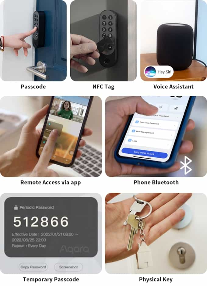 Aqara Launches Smart Lock U200 on Kickstarter - Compatible with UK & EU Euro Cylinder Multi Point Locks 2 aqra U200 unlock