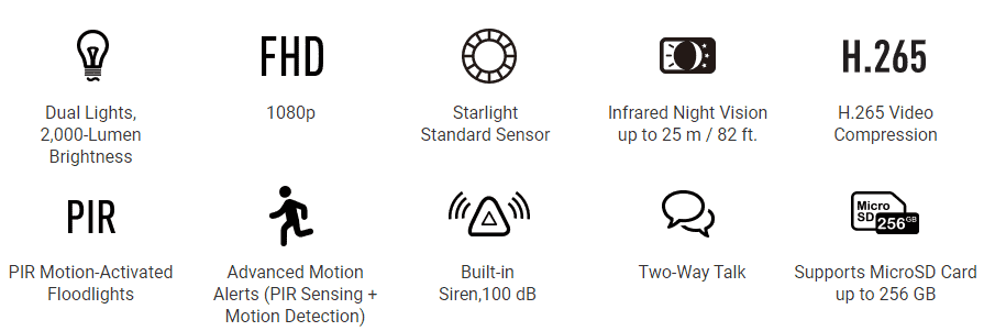 EZVIZ LC1C Full HD Wi-Fi floodlight camera upgrades previous LC1 with human detection PIR and starlight colour night vision 6 c68b24e7 309c 40e8 9f71 2a0bea9a5281