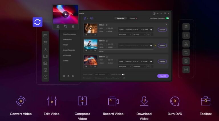 Easily compress a 1GB mp4 down to 100MB with the new Uniconverter