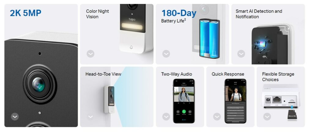 TP-Link Tapo D230S1 Video Doorbell Announced for £150 3 chrome mLspsrsCzL 1024x435 1