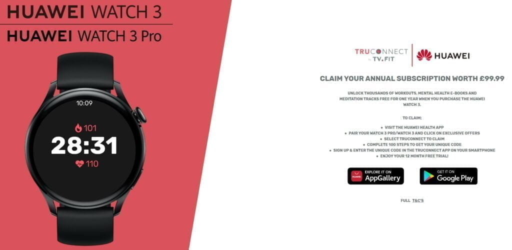 Huawei Watch 3 gets TRUCONNECT fitness app – still no running/cycling apps with Strava integration 2 chrome qifHFw7L82 1024x500 1