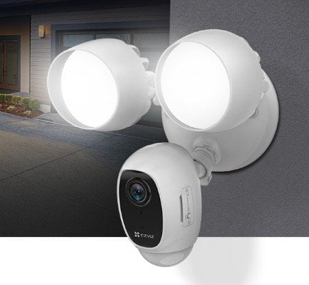 EZVIZ LC1C Full HD Wi-Fi floodlight camera upgrades previous LC1 with human detection PIR and starlight colour night vision 4 e1fa7c41 d17b 4462 a9f3 23e00a95f048