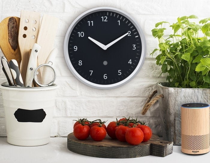 Alexa in everything: AmazonBasics Microwave & Amazon wall clock both feature Amazon Alexa 3 echo clock