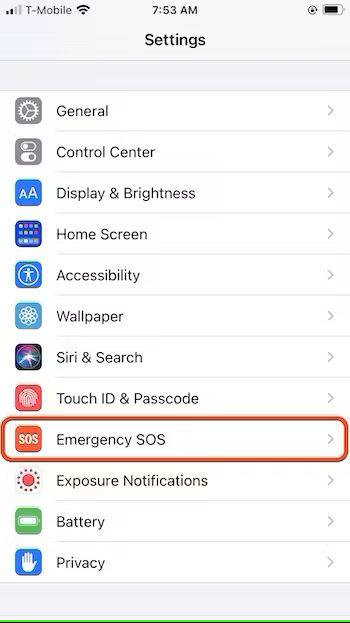 What is Emergency SOS & How to Turn Off Emergency SOS on Your iPhone / Apple Warch? 4 emergency sos 1