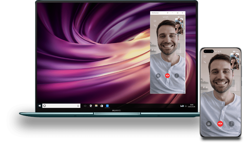 huawei answer phone calls on laptop
