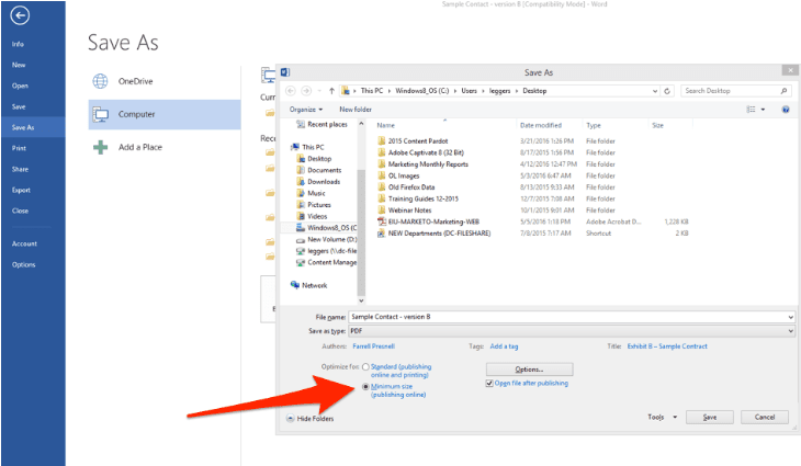 How Do I Reduce the PDF Size for Emailing 8 image 6