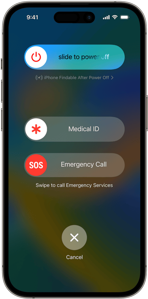 What is Emergency SOS & How to Turn Off Emergency SOS on Your iPhone / Apple Warch? 2 ios 16 iphone 14 pro power off screen 506x1024 1