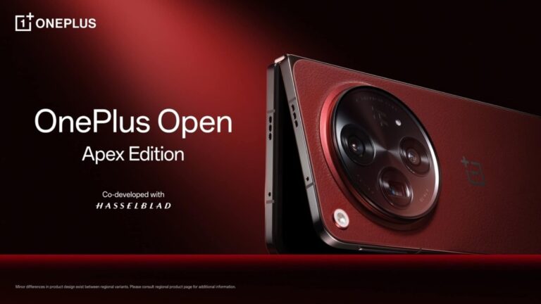 OnePlus to Unveil OnePlus Open Apex Edition in New Crimson Shadow Colourway