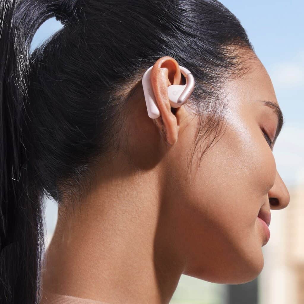 Soundcore Launches Open-Ear AeroFit Series Earbuds 2 soundcore AeroFit Lifestyle Soft Pink4 1024x1024 1