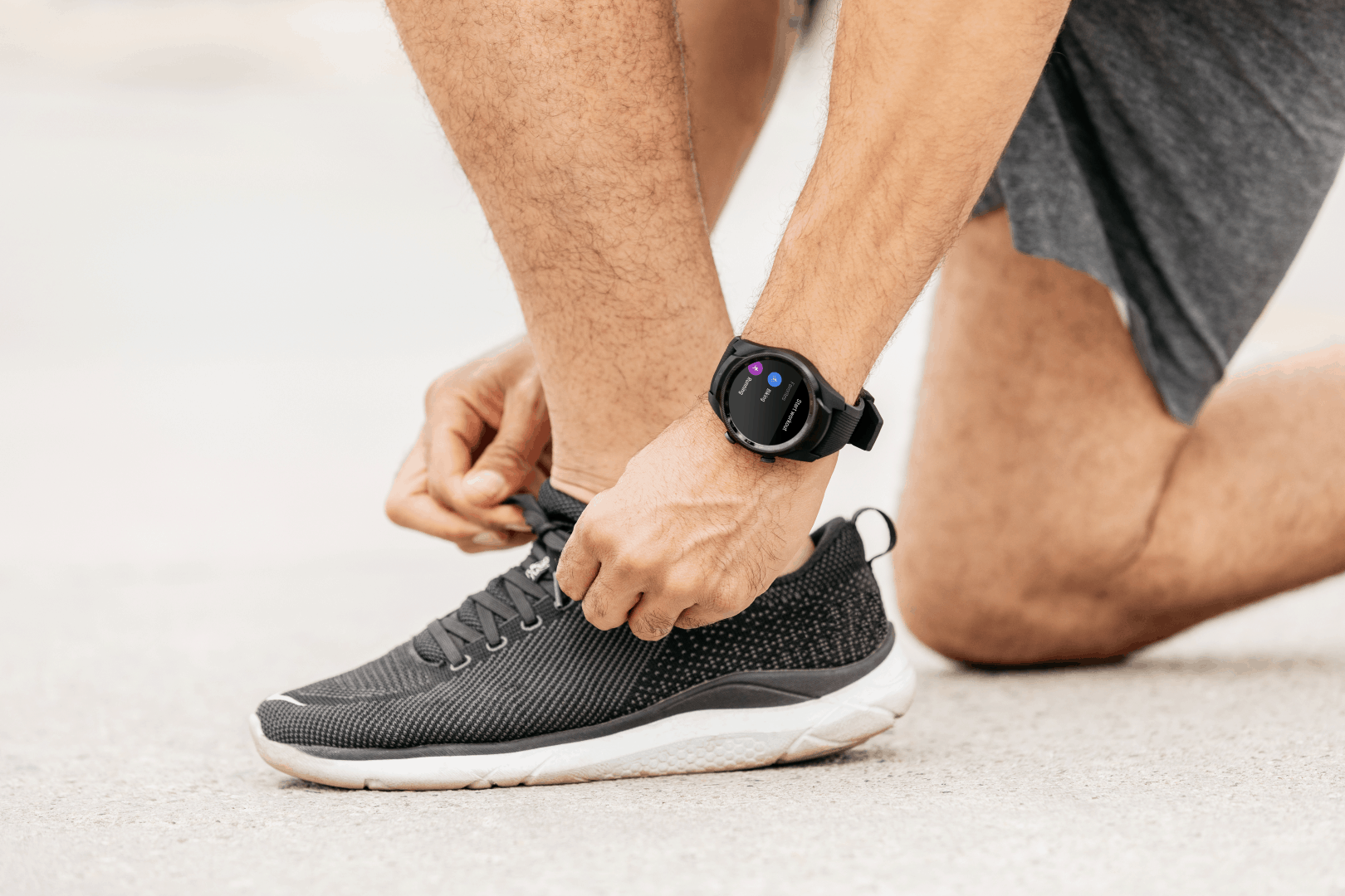 ticwatch pro 4G LTE running 1