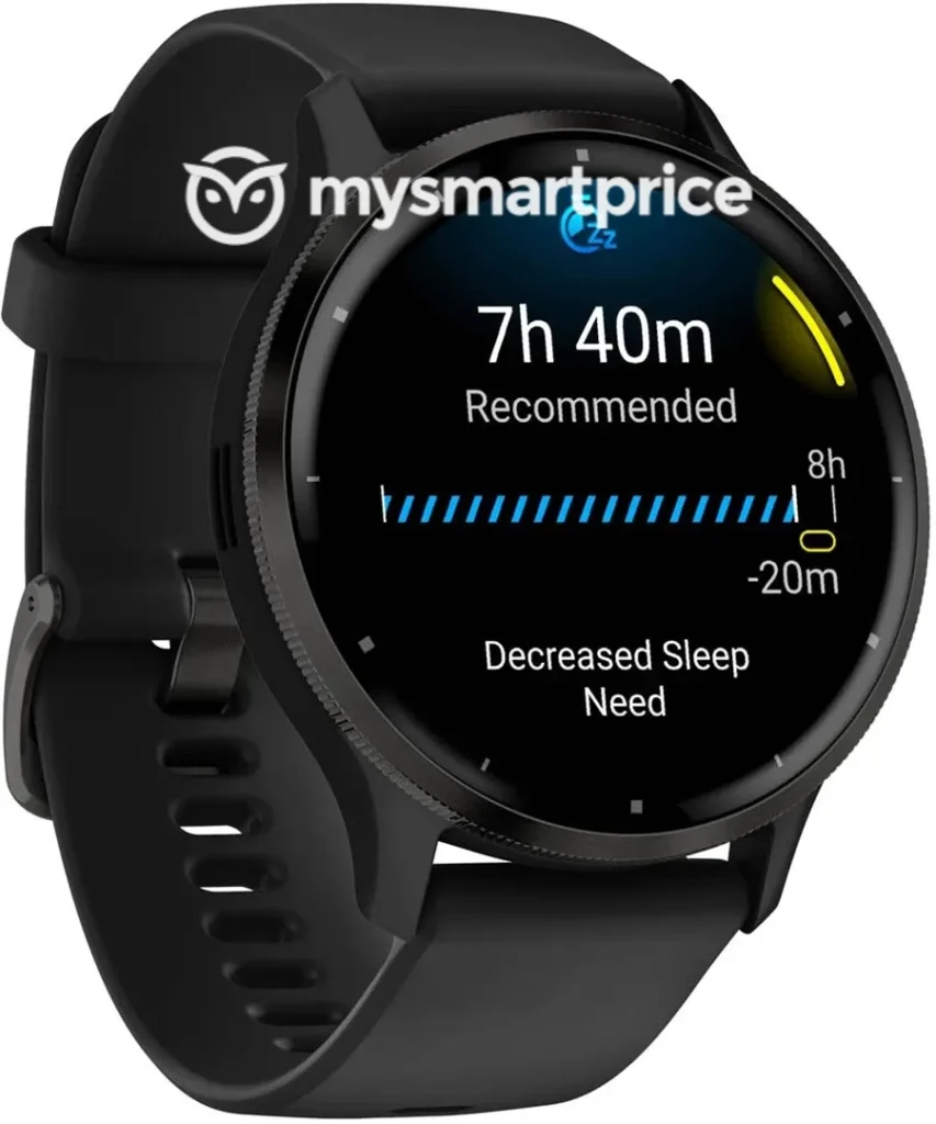 Garmin Venu 3 & 3S Likely to Launch at IFA 2023 + Leaked Photos & Features 5 venu 3 black slate 4 853x1024 1