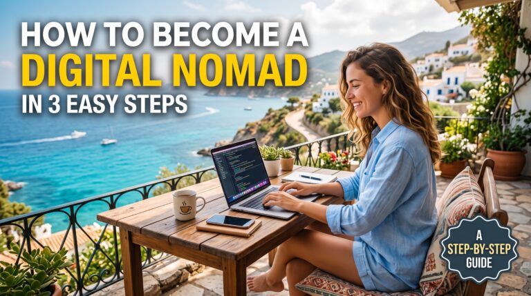 How to Become a Digital Nomad in 3 Easy Steps