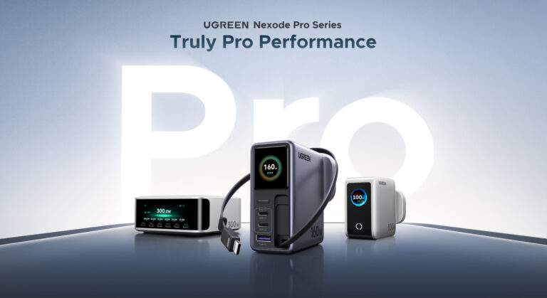 UGREEN Launches Nexode Pro Series With Three Smart Display Chargers – Including 300W desktop charger