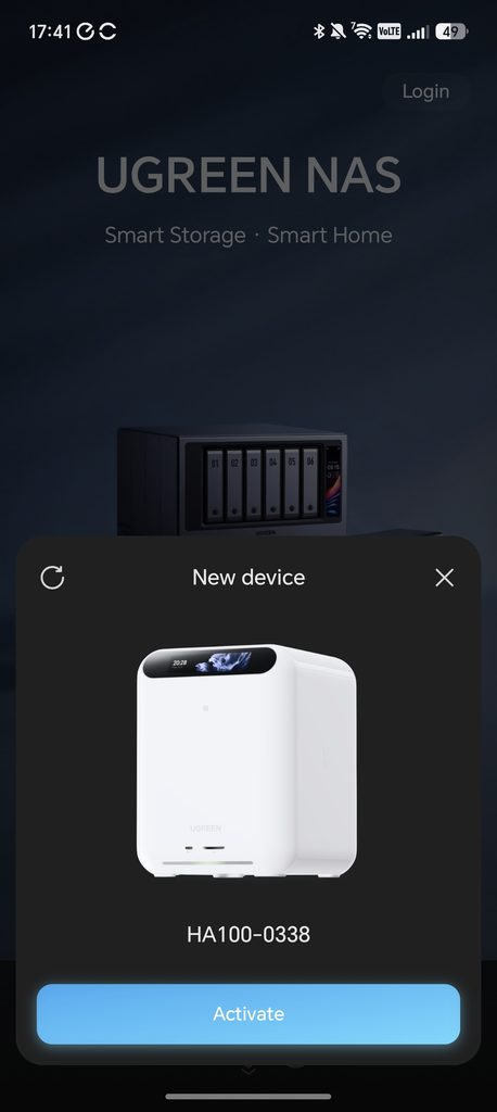 Screenshot 20260826 174123 com ugreen pro LoginComposeMainActivity