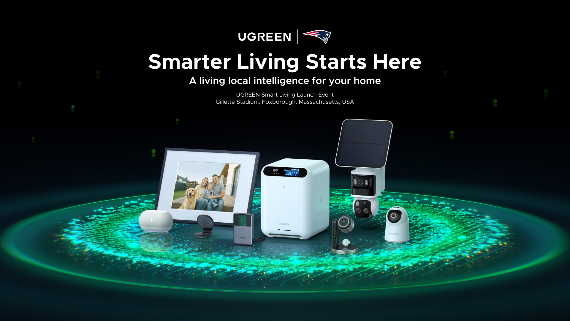 UGREEN launches HomeAgent smart home hub in Boston 1 UGREEN Smart Living Launch Event Key Visual
