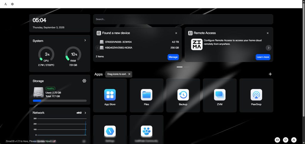 ZimaBoard 2 Review - Single Board NAS Server with Intel N150 CPU - ZimaOS Review 9 ZimaBoard 2 0342