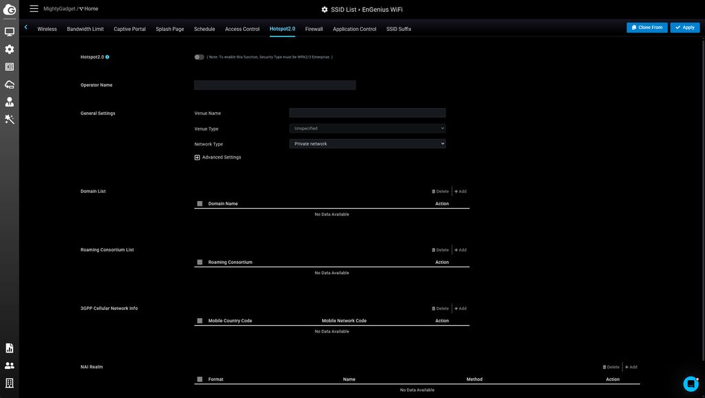EnGenius ECW515 Access Point Review 10 EnGenius ECW515 UI Screenshot 0381