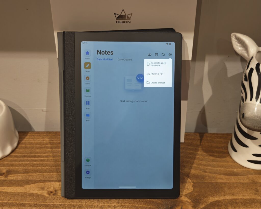 Huion Note E Notebook / Android Tablet Review - Affordable e-paper-like tablet 10 Huion Note E051908