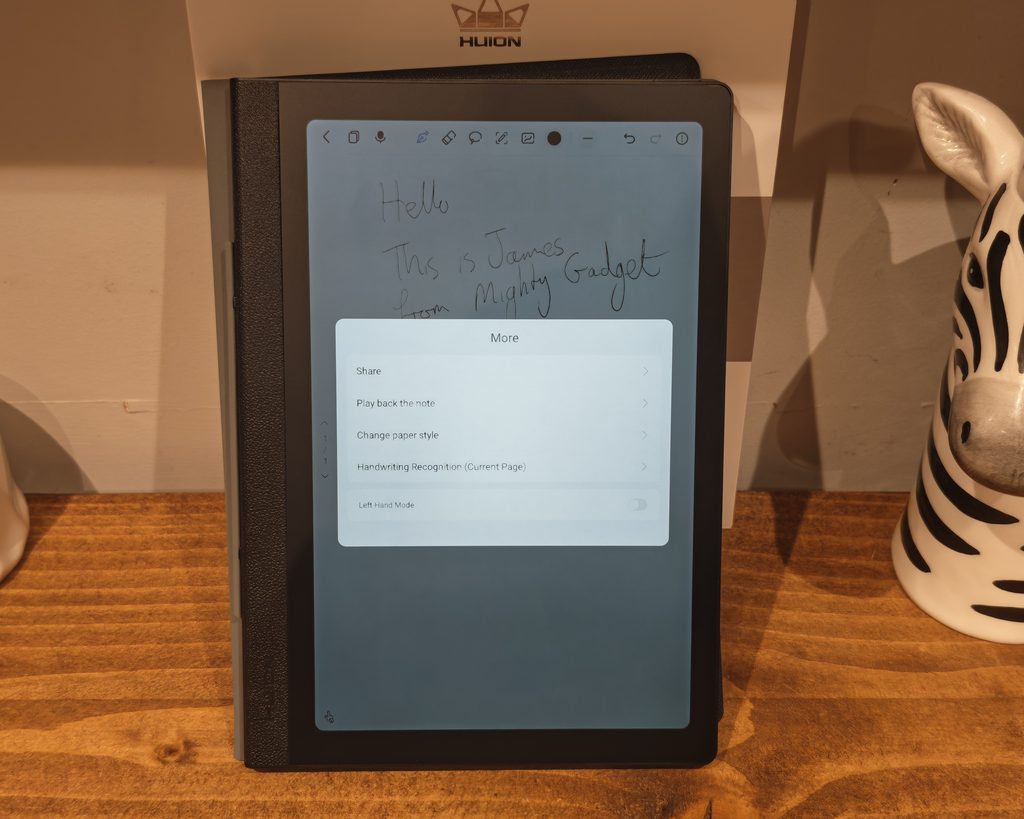 Huion Note E Notebook / Android Tablet Review - Affordable e-paper-like tablet 11 Huion Note E052100
